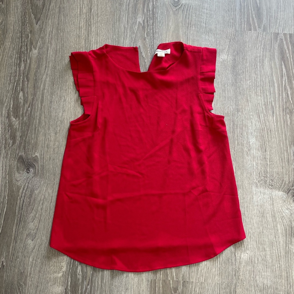 Red Tank top juniors